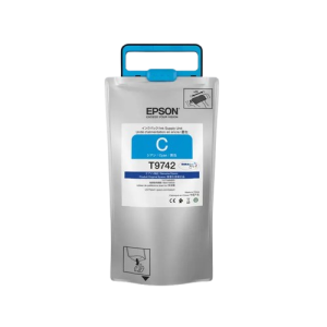 Epson T9742 Cyan XXL Ink Cartridge – High-capacity cyan ink for Epson WorkForce Pro printers, offering vibrant, reliable prints ideal for business use.