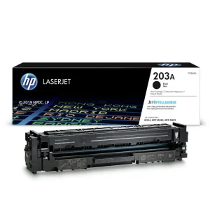 HP 203A Black Original LaserJet Toner CF540A – High-quality, high-yield toner cartridge for HP Color LaserJet printers. Produces bold, crisp black prints.
