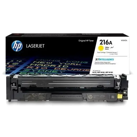 HP 216A Yellow LaserJet Toner HP 216A Yellow LaserJet Toner – High-quality color cartridge for HP Color LaserJet Pro MFP printers. Buy online from Dove Computers.