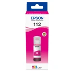 EPSON 112 Magenta Original Ink Cartridge – High-yield pigment ink for EcoTank printers