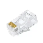 UGREEN Cat6 RJ45 Modular Plugs 100-Pack with gold-plated contacts – for creating custom Ethernet cables